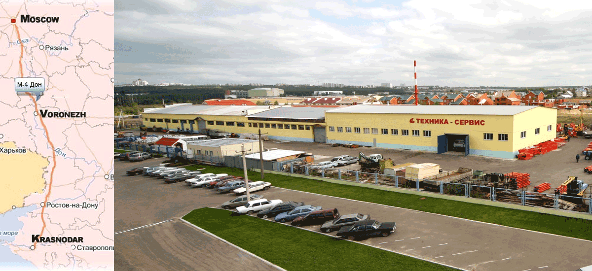 TSA. Technika Service Agro. Main plant in Voronezh