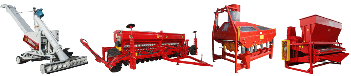 TSA. Planters for tilled crops, grain seeders (drills) and machines for crop cleaning and transportation